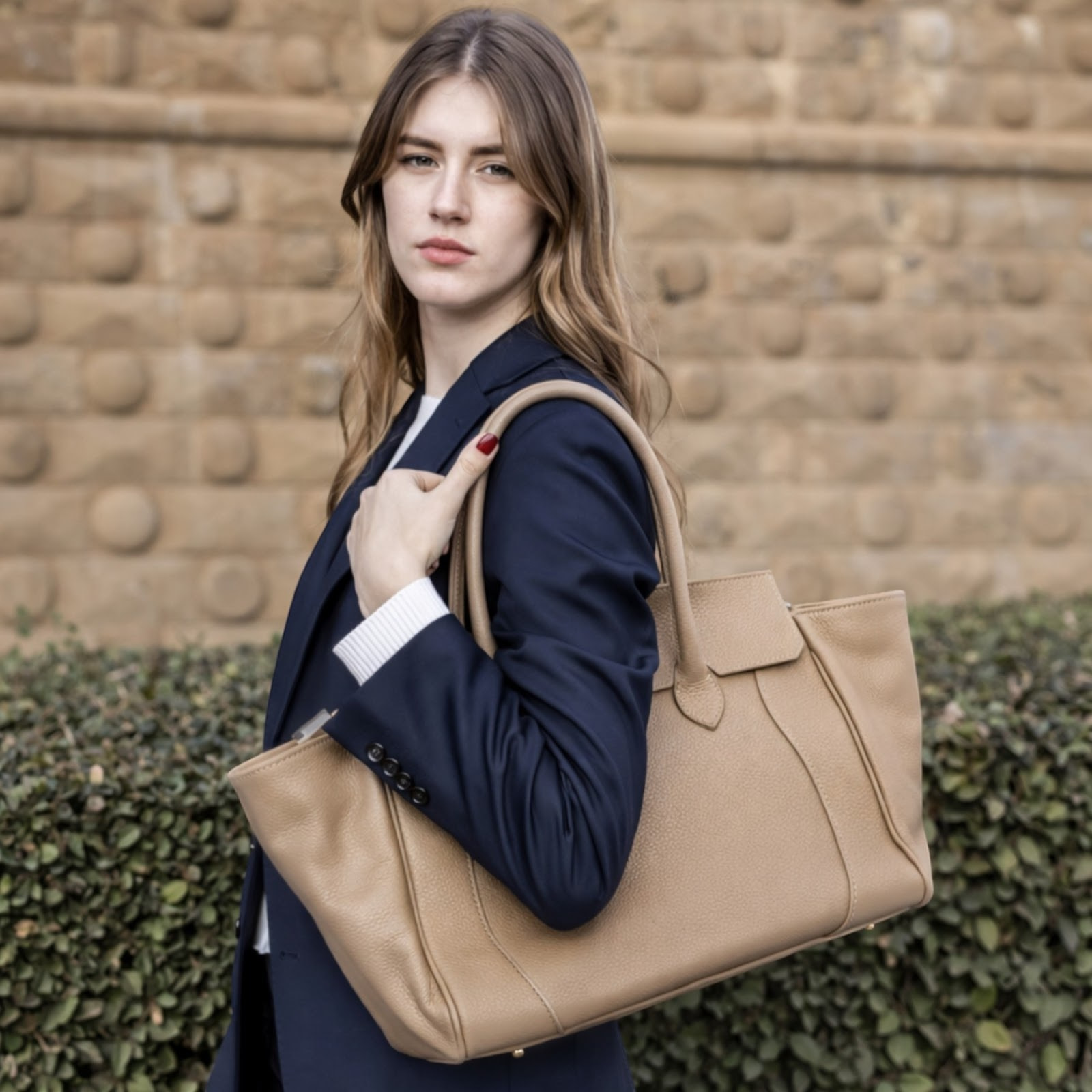 Bolso de hombro Cheval Firenze Naomi Taupe
