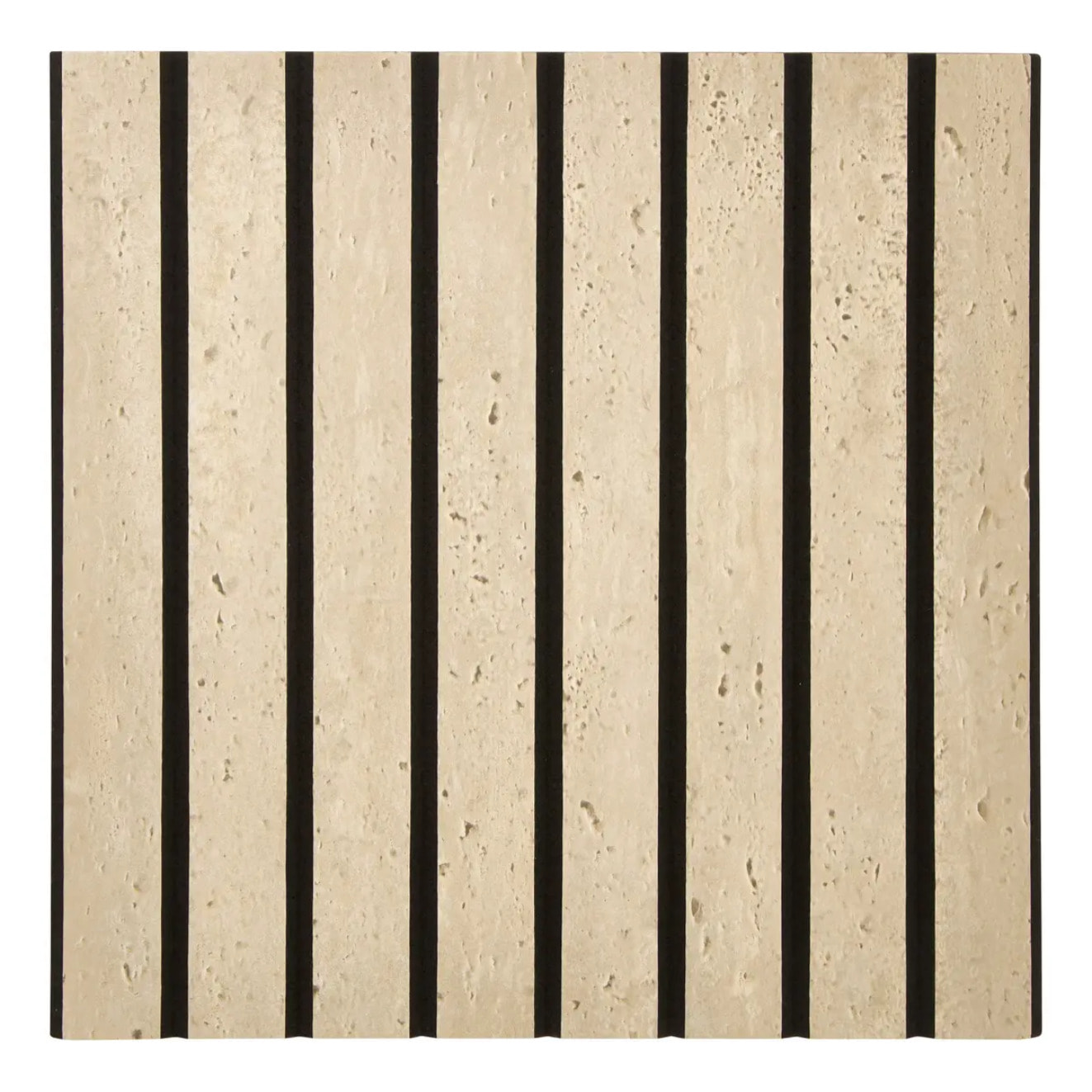 Lot de 2 stickers muraux effet travertin Ribo 30x30cm