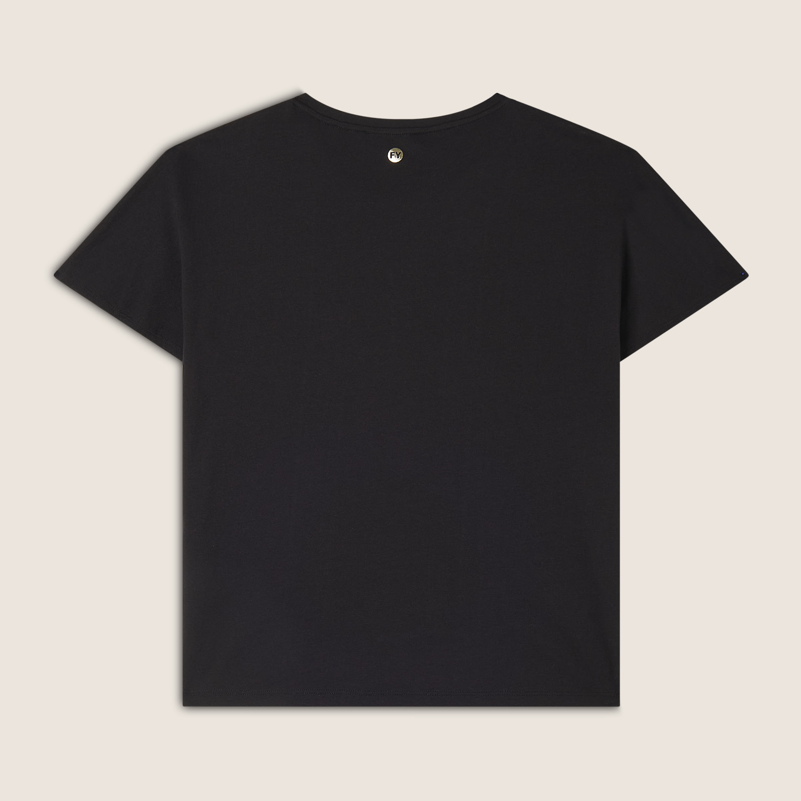 T-shirt maniche a kimono con stampa fantasia sui fianchi