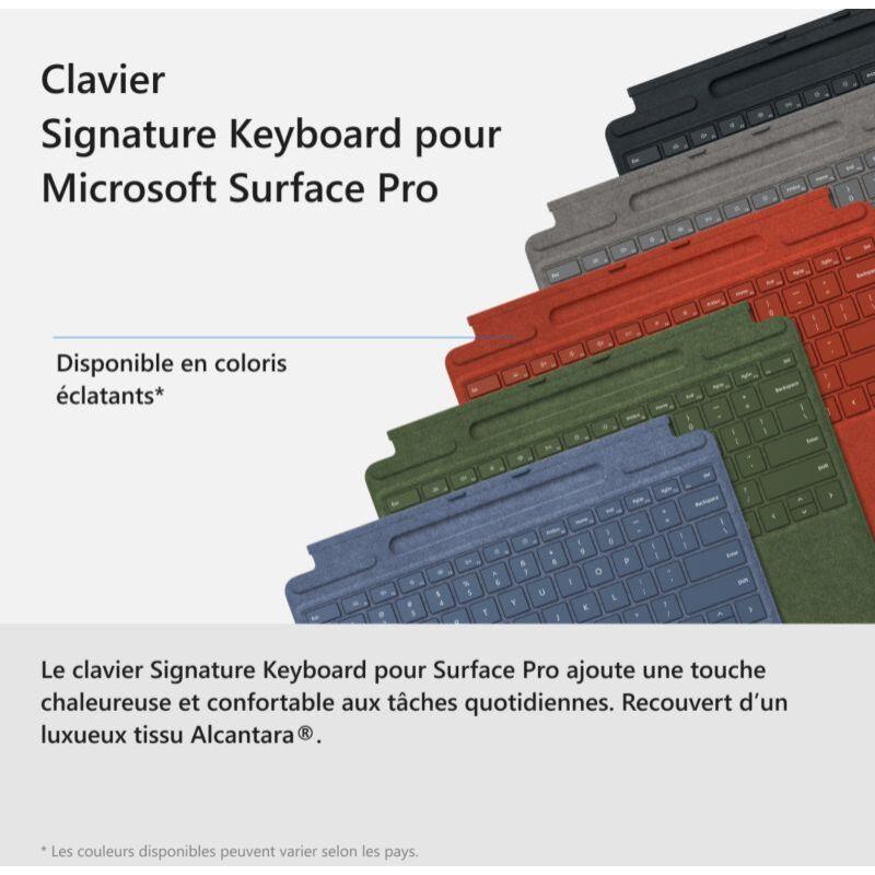 Clavier MICROSOFT Surface Signature Pro X/8/9 gris