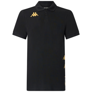 Kappa - Polos Hombre Negro - Kappa4Football Gastio