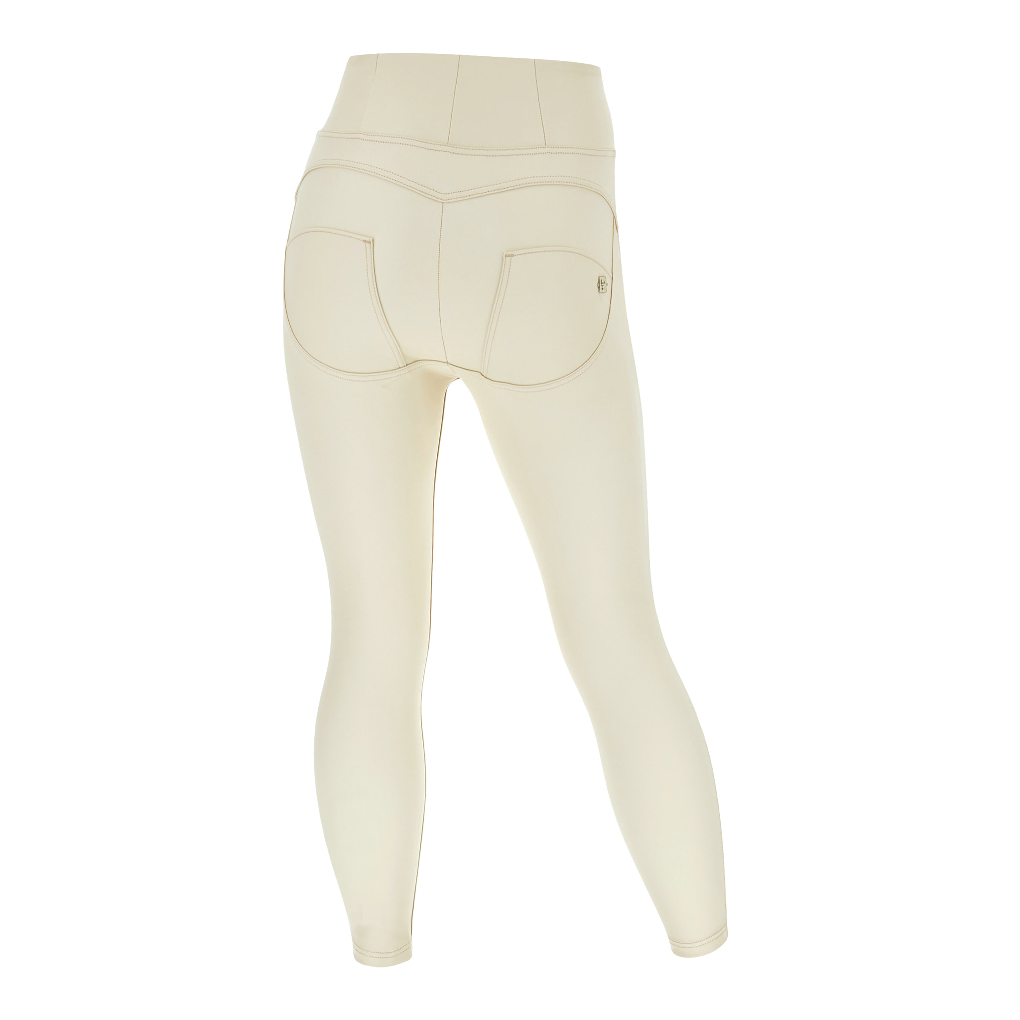 Pantaloni push up WR.UP® curvy 7/8 superskinny similpelle