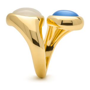 Anillo Anxobu acabado oro amarillo 18k
