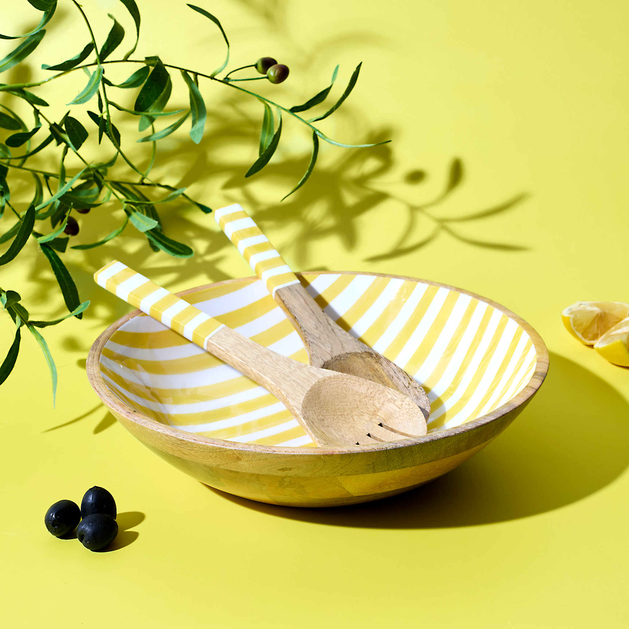 Saladier Manguier Dolce Vita Jaune D33cm