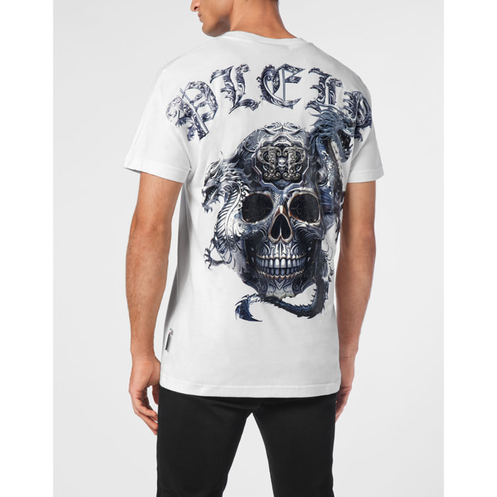 PHILIPP PLEIN T-Shirt Round Neck SKULL