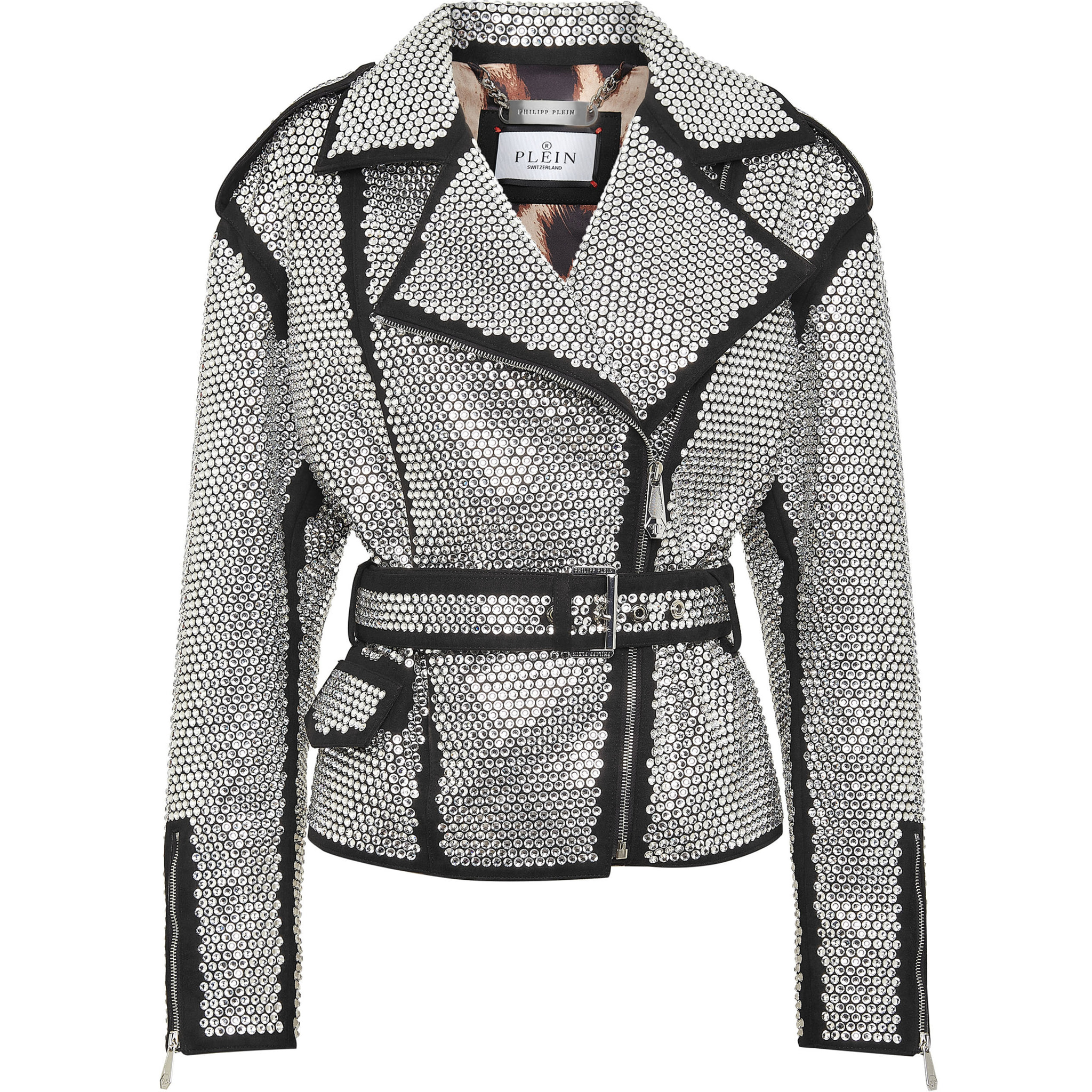 PHILIPP PLEIN Oversize Biker Jacket