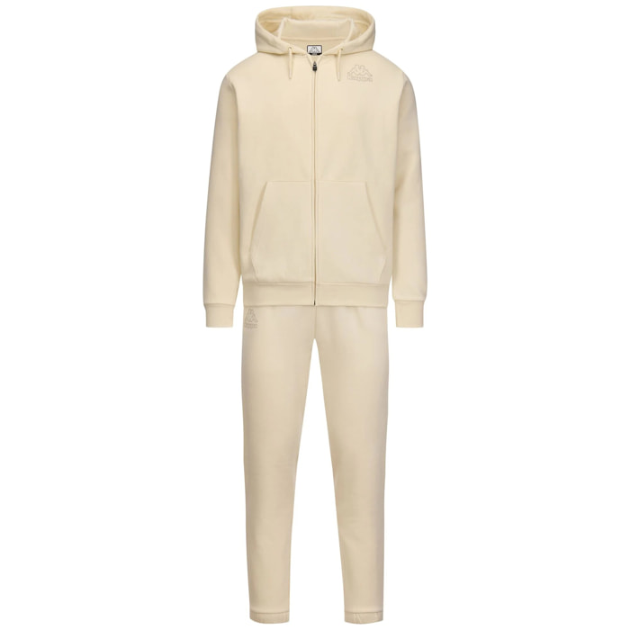 Kappa - Chándales deportivos Hombre Blanco - Logo Faedi
