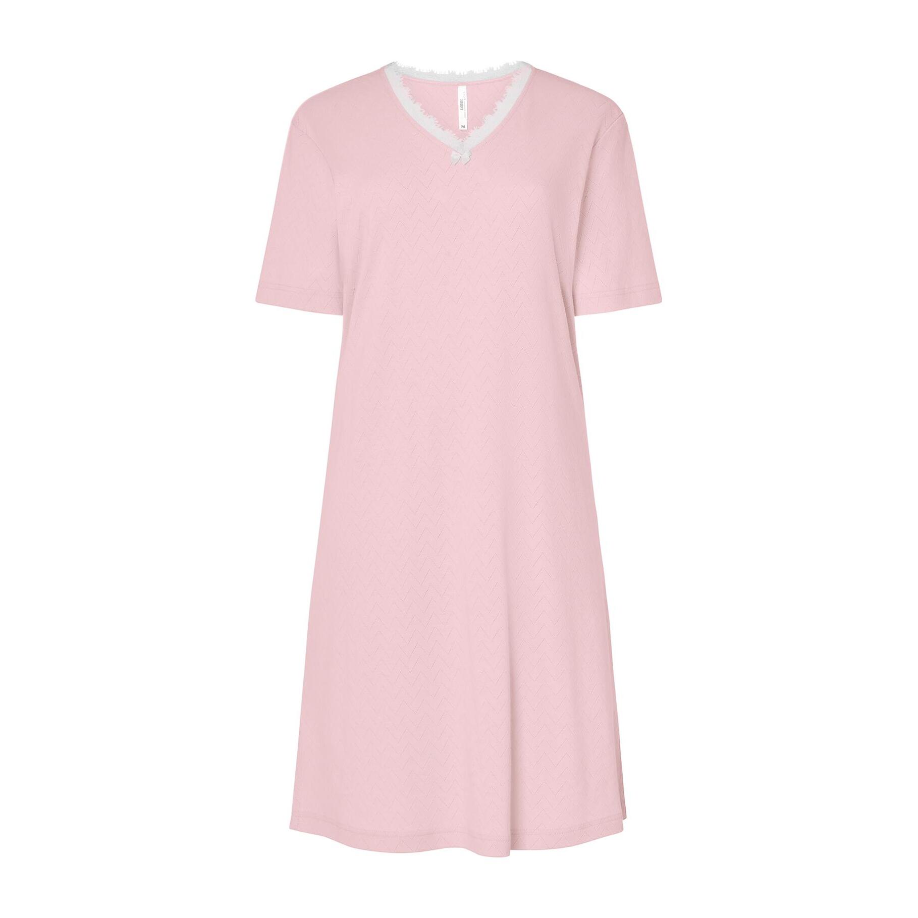 Camisón largo rosa