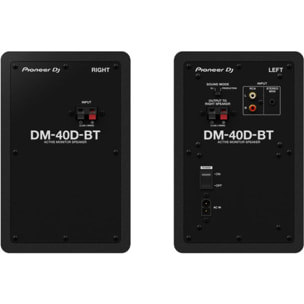 Enceinte bibliothèque PIONEER DJ DM-40D-BT x 2