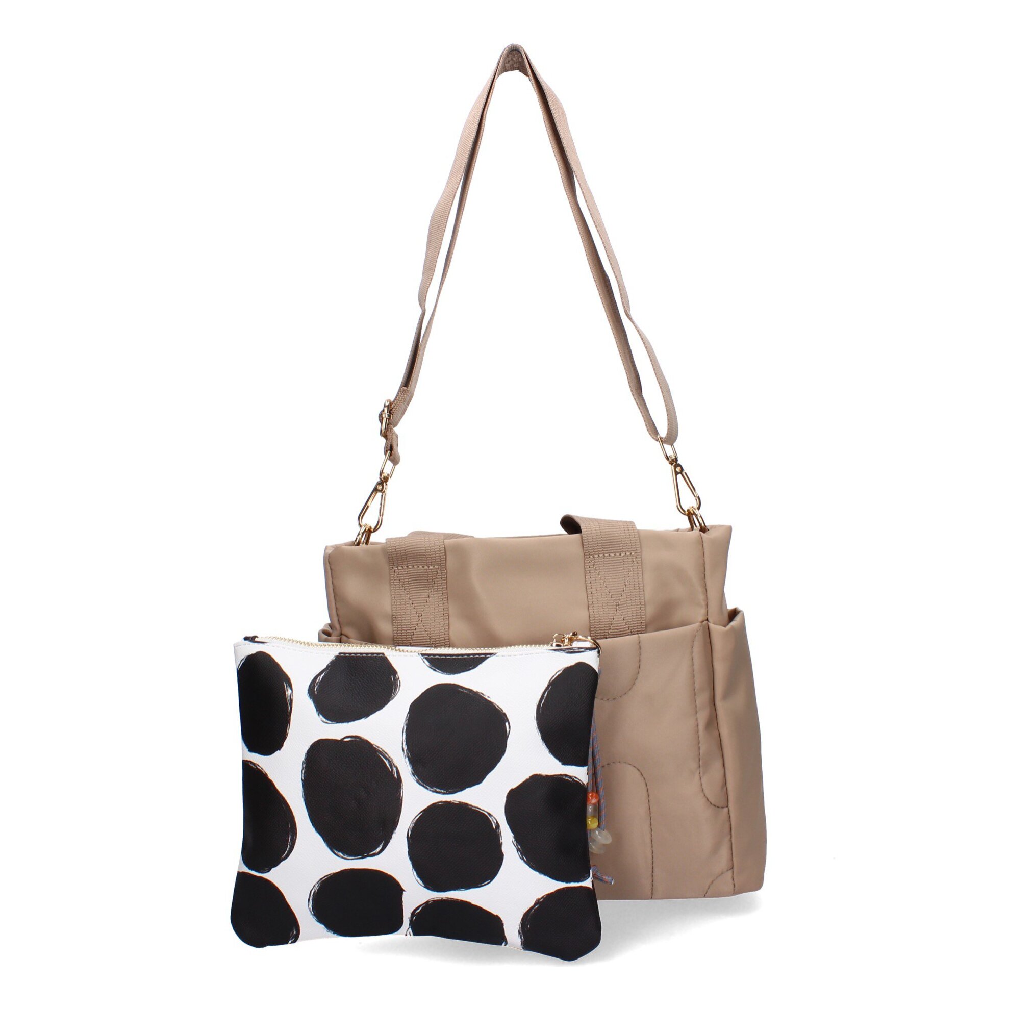 Bolso de hombro de Mujer con dos piezas, compartimento principal con cremallera