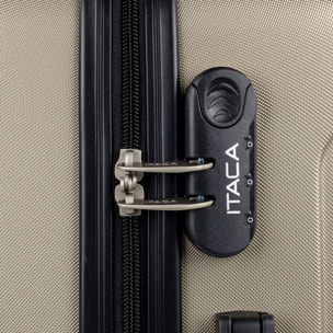 Juego De Maletas Rígidas Abs Itaca Havel Champagne