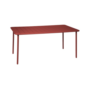 Table de jardin métal 6-8 places AMÉLIA