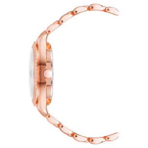 Reloj Nine West NW-2660SVRG Mujer Analogico Cuarzo con Correa de Metal