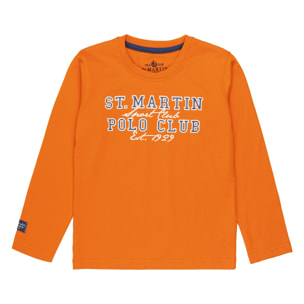 T-shirt maniche lunghe con ricamo logo