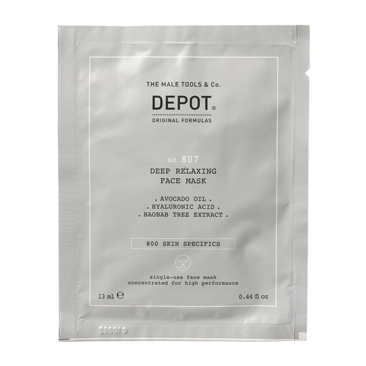 DEPOT no.807 Deep Relaxing Face Mask 13ml