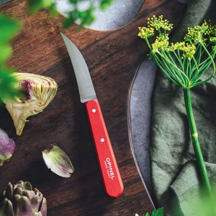 Couteau d'office OPINEL Legumes N114 rouge