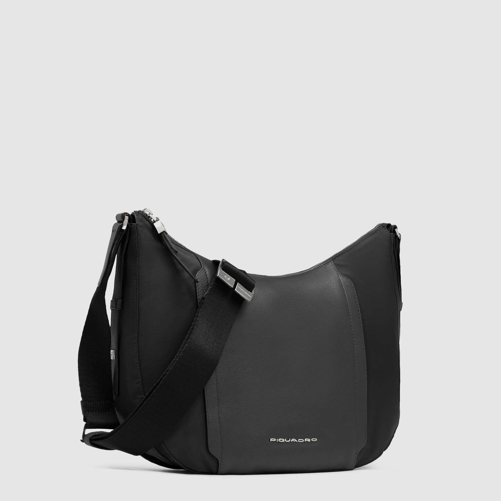 Piquadro Borsa tracolla donna in tessuto riciclato