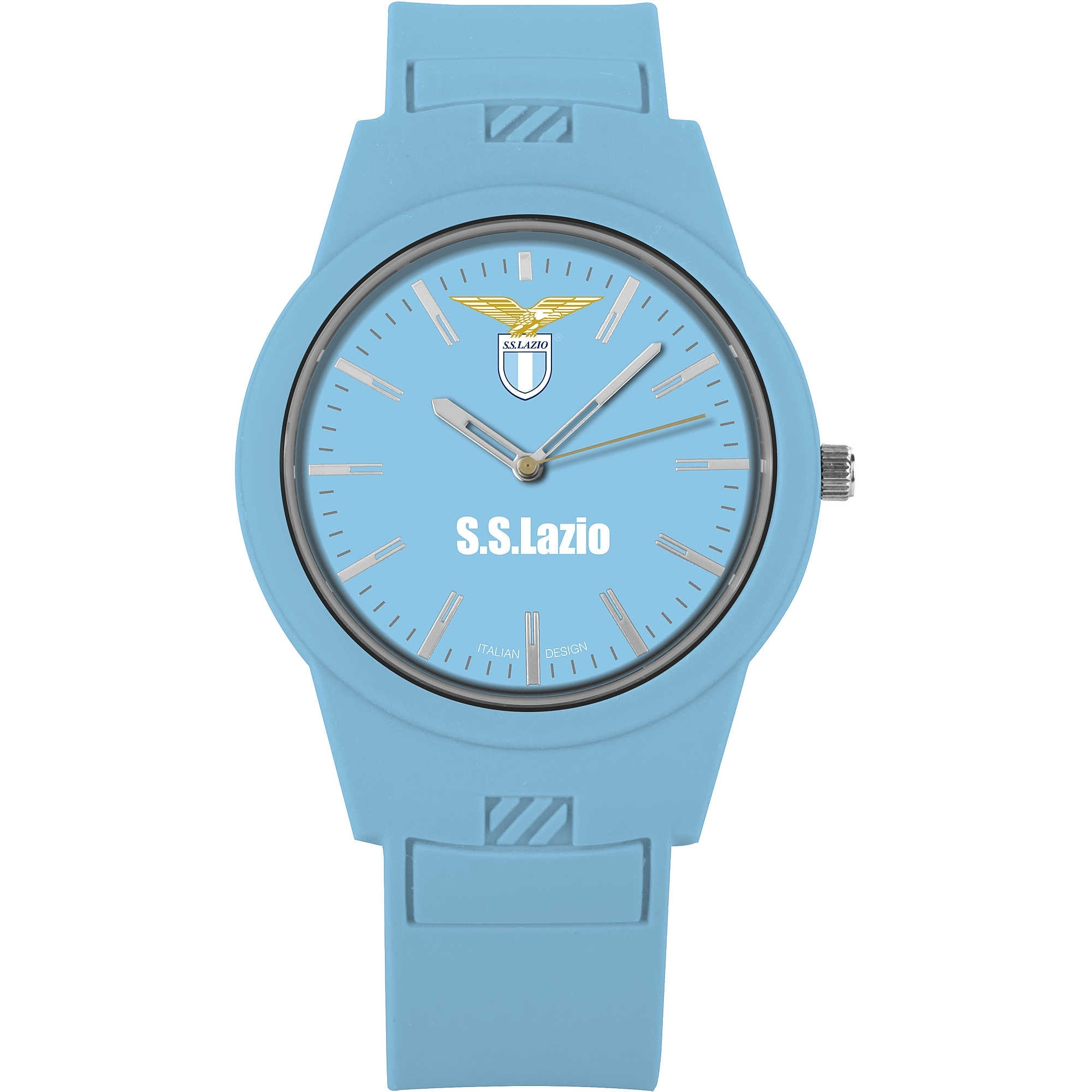 Orologio Lowell SS LAZIO Silicone Celeste