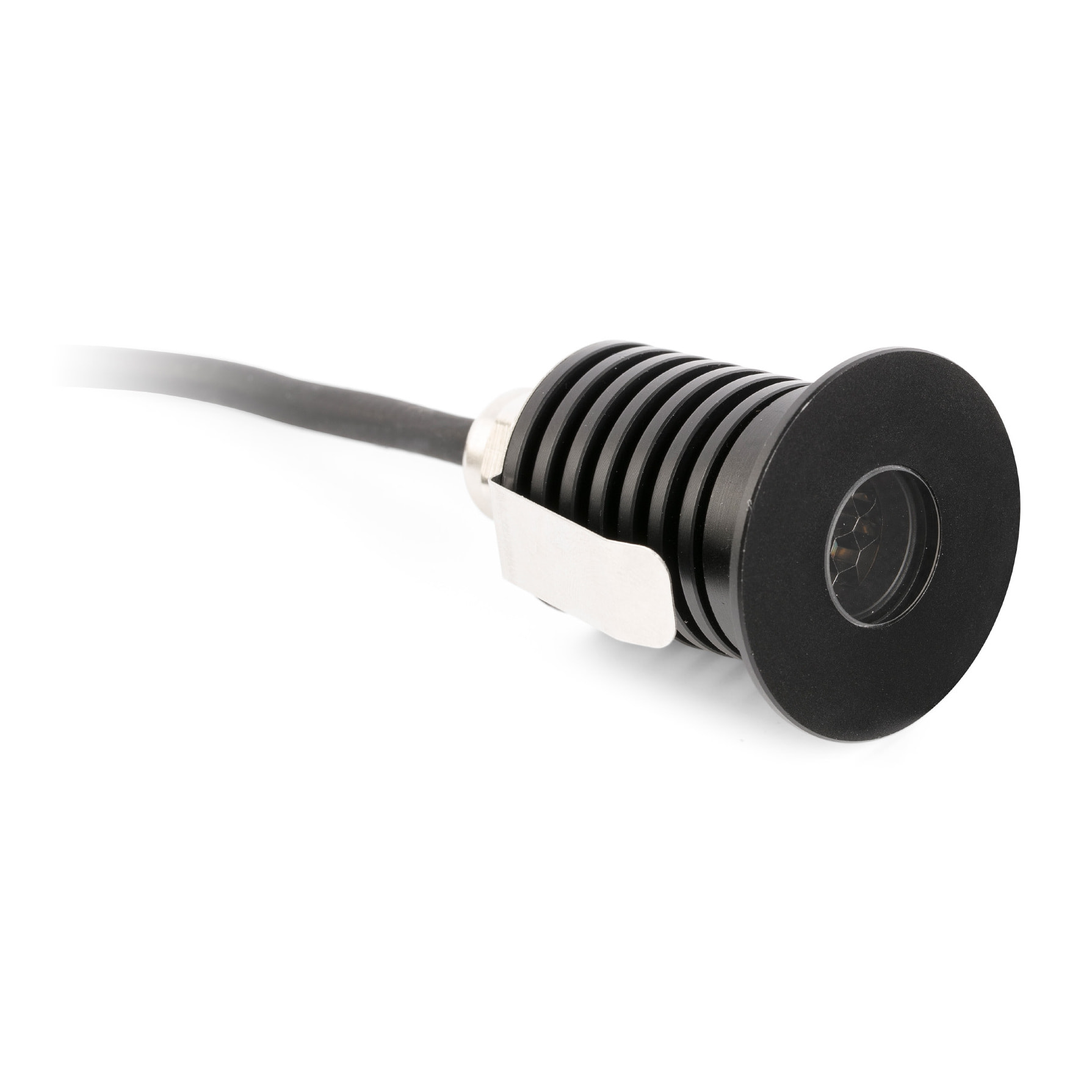 GRUND 37 Empotrable negro inox 2W