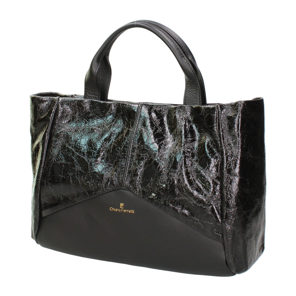 Borsa a mano da donna Veridia Elite - Vera Pelle - 37.0 x 25.0 x 16.0 cm