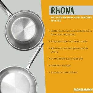 Casserole en inox Fackelmann Rhona