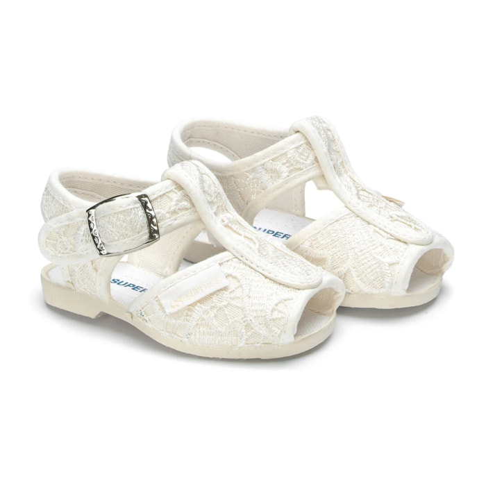 Sandali Superga Bambina Bianco 1200-MACRAMEJ