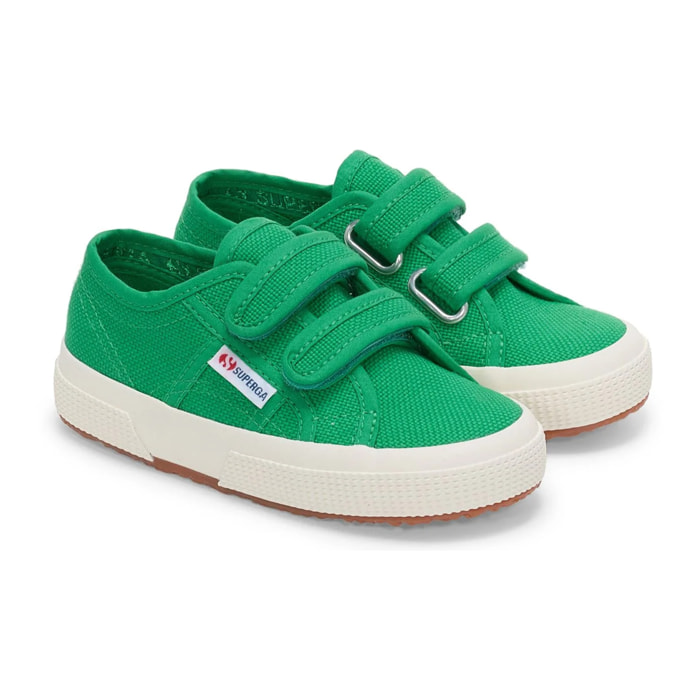 Le Superga Bambino/a Verde 2750-Cotjstrap Classic