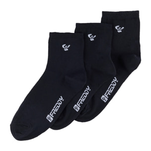 Pack 3 Calzini alla Caviglia Donna in Misto Cotone