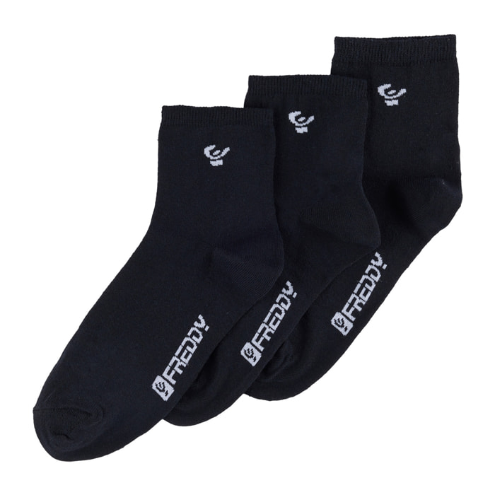 Pack 3 Calzini alla Caviglia Donna in Misto Cotone