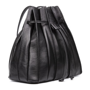 Albiolo bolso de hombro de mujer. Piel auténtica acabado Dollaro.