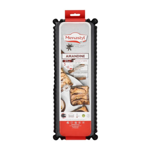 Moule à tarte rectangulaire en acier carbone 35 x 13cm AMANDINE