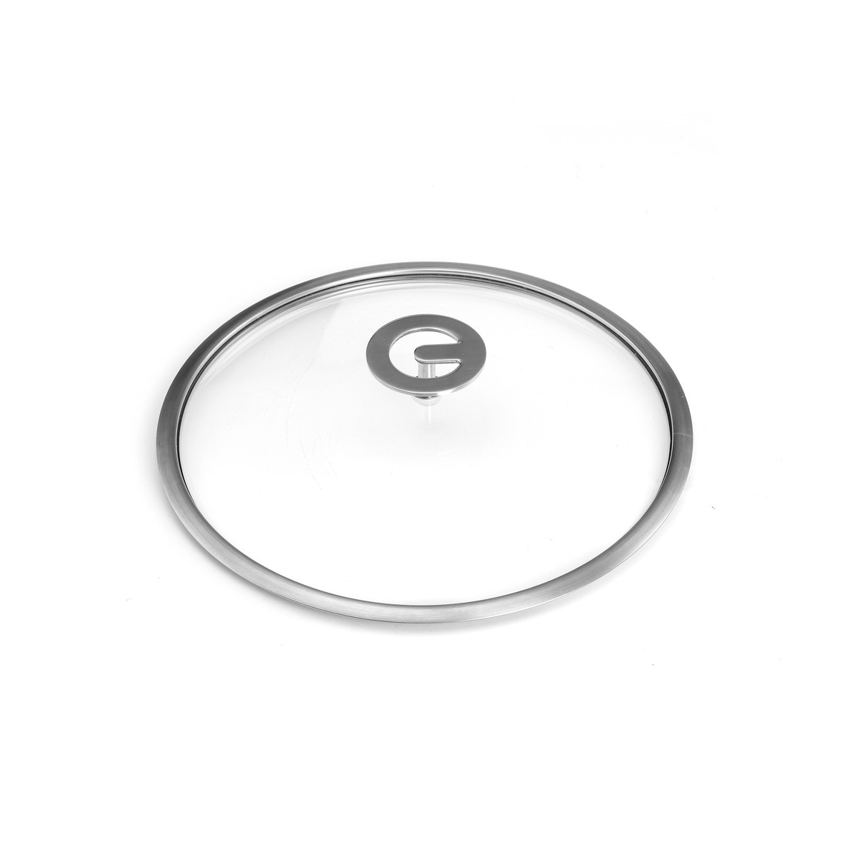 Gourmet – Lot de 3 casseroles inox 16/18/20 cm, 1 poêle inox 24 cm, 1 couvercle 24 cm