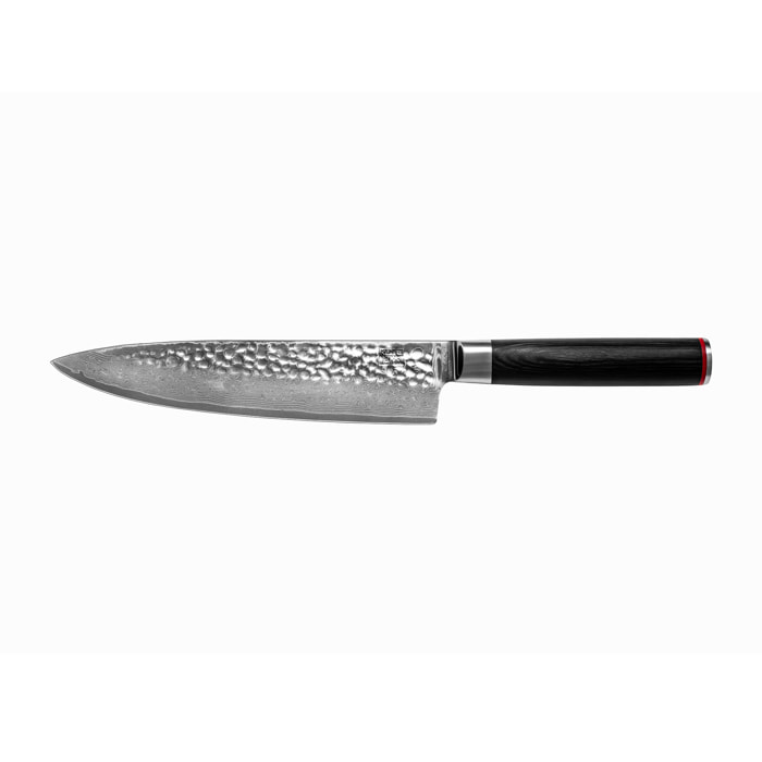 Cuchillo de Chef martillado "Gyuto" - 200mm - Colección Pakka Damascus