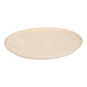 Assiette plate Gina D28cm creme