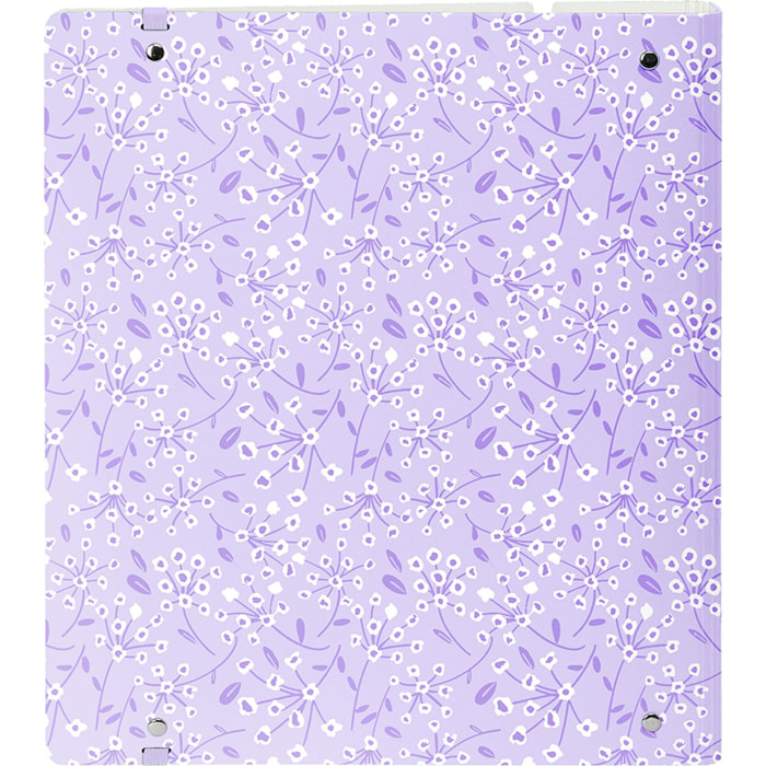 Carpeblock pp foam 4 ani 35mm c/recambio safta "light purple flowers"