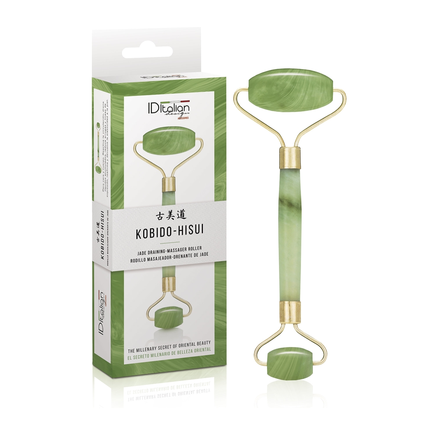 Jade roller naturel pour le visage