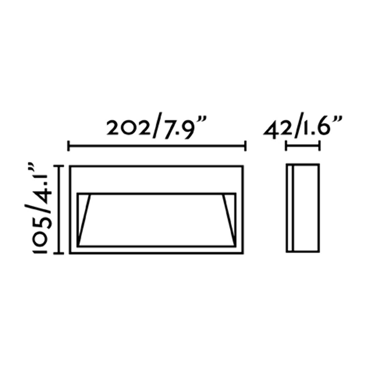 PATH LED Lampe applique blanche