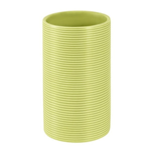 Gobelet Céramique TUBE RIBBED Pistache Spirella