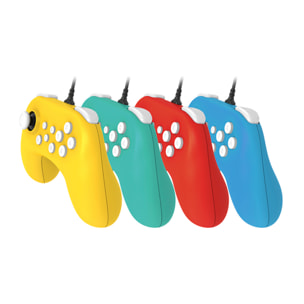 Controller cablato Dobe compatibile con Switch. Dotato di funzioni di vibrazione del motore e indicatore del canale di connessione