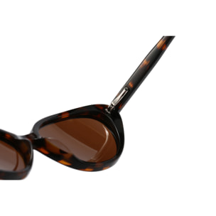 Gafas de sol OCEAN LA PLAGE PALOMBAGGIA - Negro brillante / Ahumada