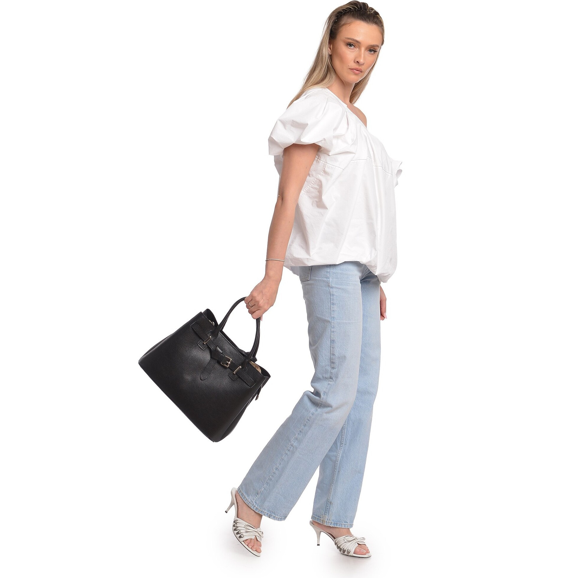 Borsa a mano Anna Luchini Nero