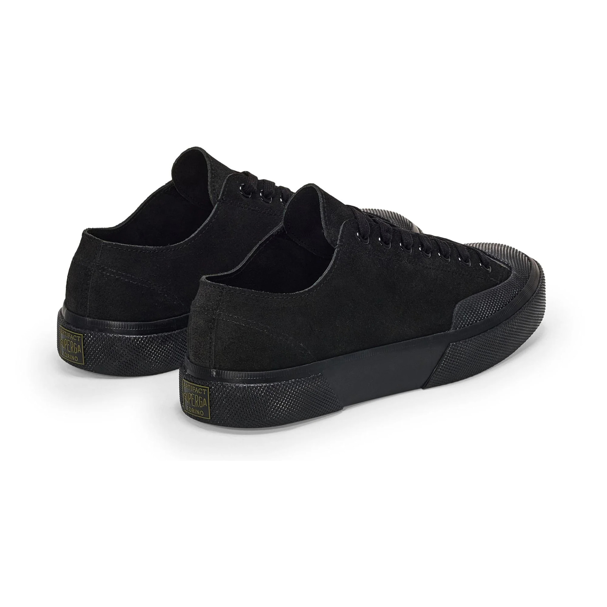 Superga - Sneakers Uomo Donna Nero - 2432 WORKS SUEDE FLESH OUT