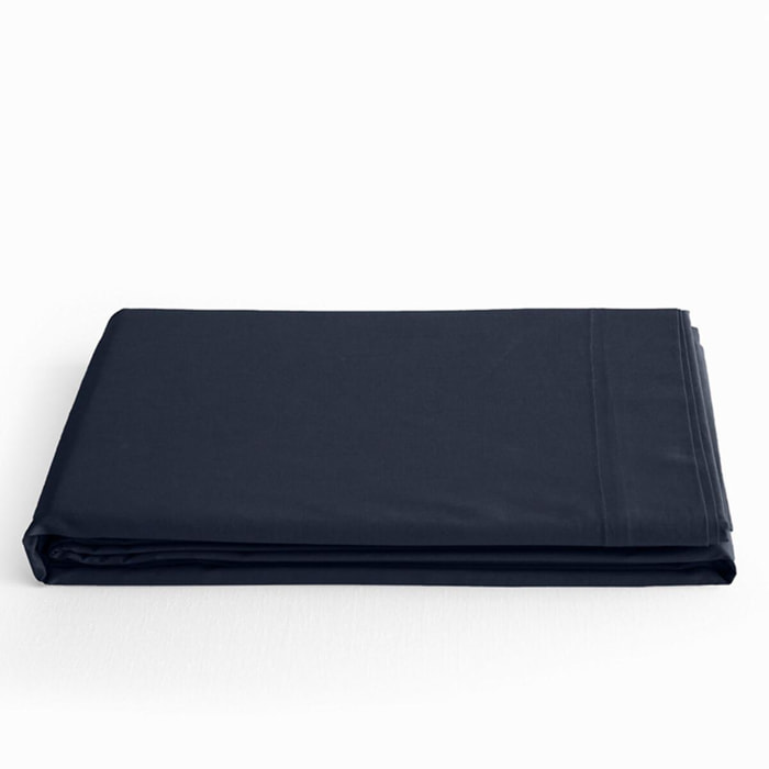 Drap plat ''Prémium'' - Couleur Bleu Nuit