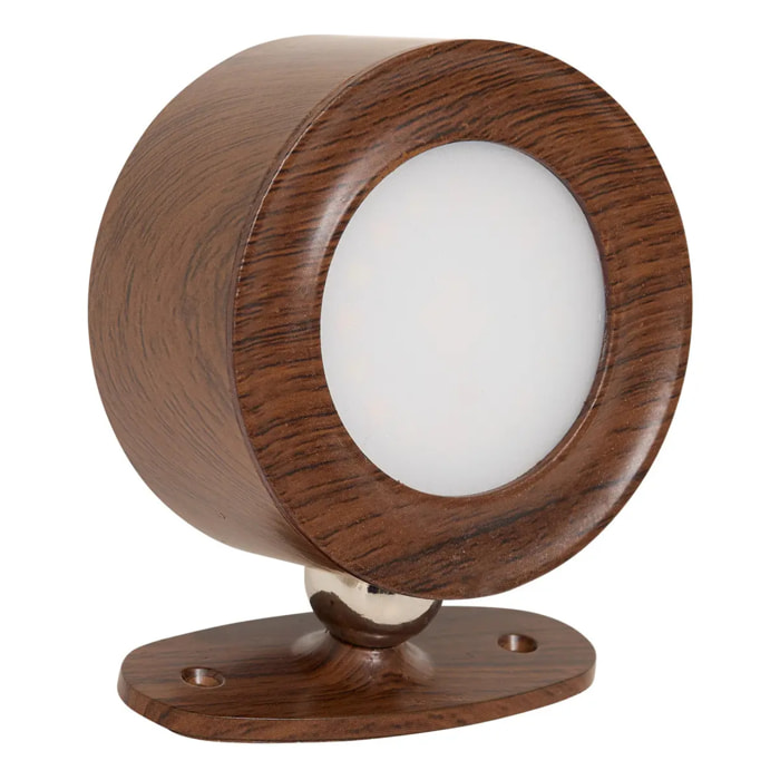 Lampe LED amovible à batterie marron