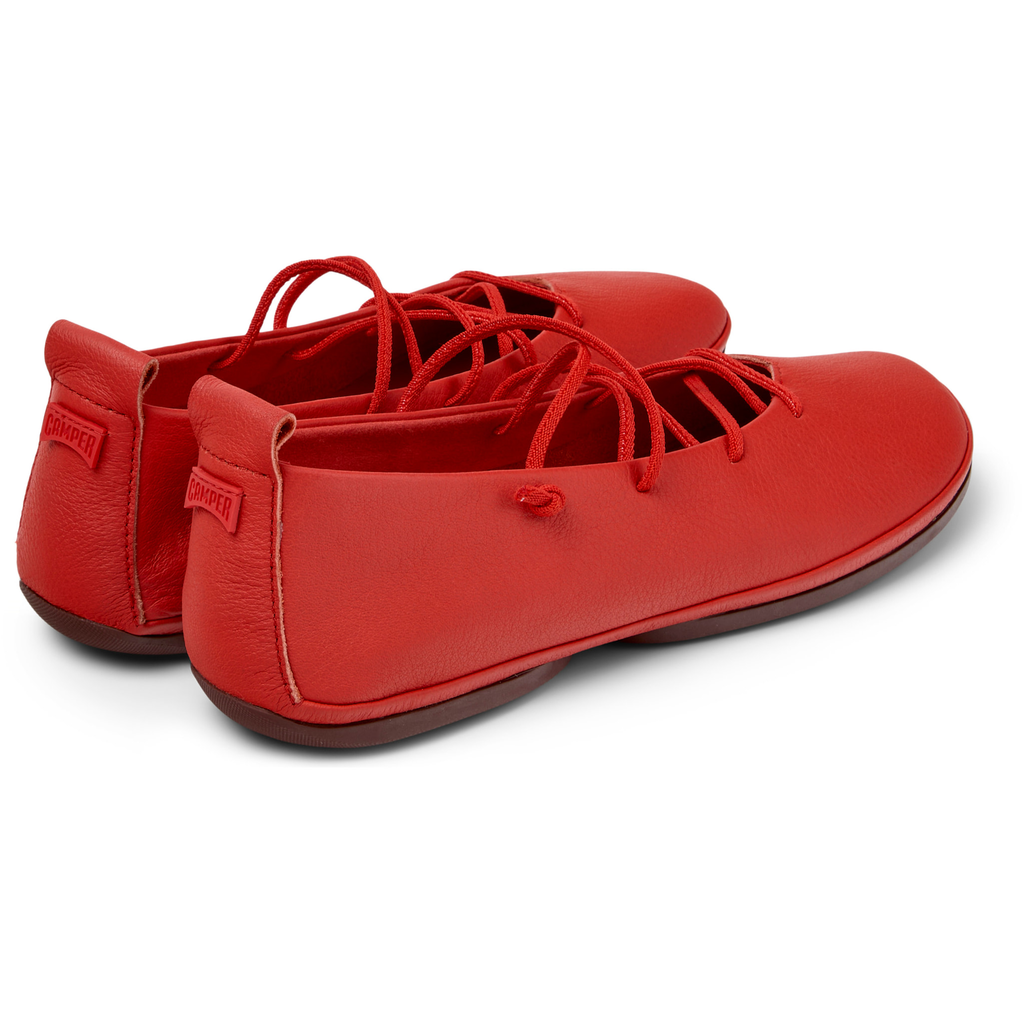 Bailarinas - CAMPER Right Nina - Rojo - Cuero liso