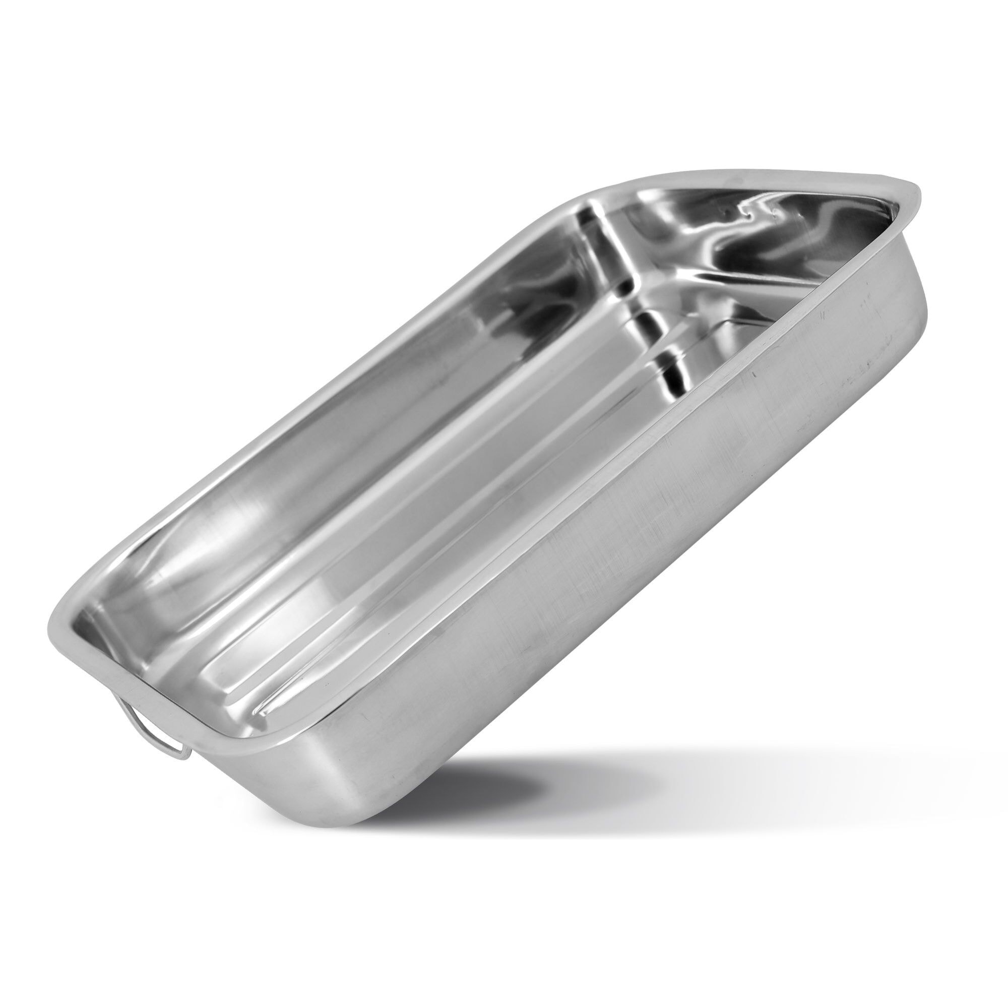 Plat à four rectangulaire en inox avec poignées 40x28cm HARRY