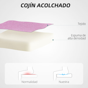 Silla de Escritorio sin Brazos Silla de Oficina Giratoria Tapizado en Lino Sintético con Altura Ajustable para Estudio Dormitorio Tocador Carga 120 kg Rosa