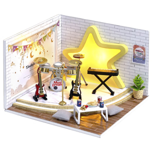 Modello 3D Year of the Dream Chaser, tipo di casa a due pareti, stile scenico, aspetto semplice e intuitivo. Dimensione in miniatura grande realismo.