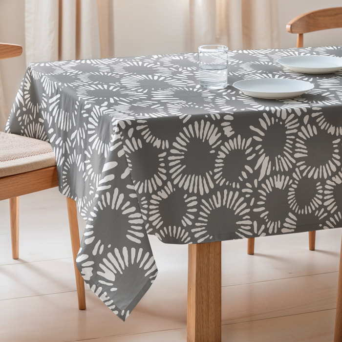 Nappe imprimée anti-tâches CHIARA GRIS
