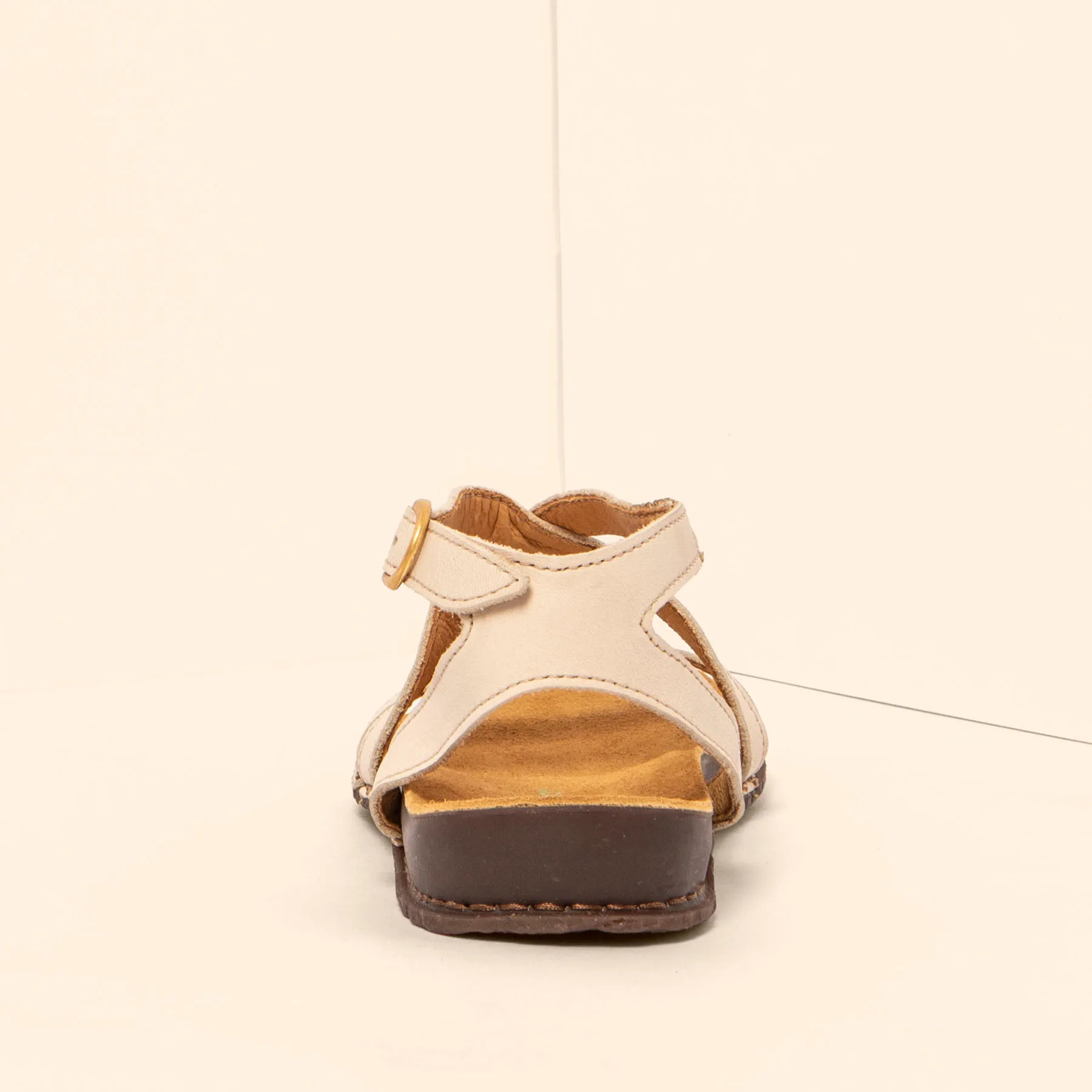 Sandalias N5802 SOFT NAPPA CREAM/PANGLAO color Cream